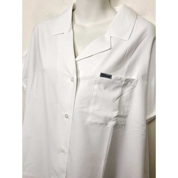 Columbia Women's PFG Sun Drifter Woven Short Sleeve Shirt. Size XL - Picture 3 of 7